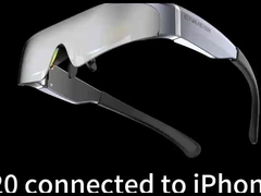 एचडीएमआई वीडियो इनपुट एआर स्मार्ट चश्मा 1080 पी रिज़ॉल्यूशन हेड माउंट डिस्प्ले