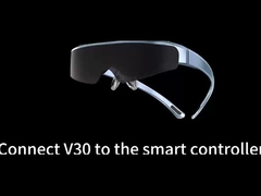 ENMESI V30 1920 * 1080 * 2 OLED बर्डबाथ AR स्मार्ट चश्मा डायप्टर समायोजन के साथ