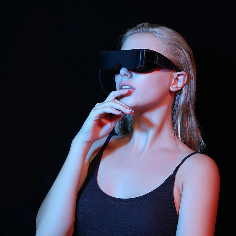 VR चश्मा मोबाइल सिनेमा 68mm IPD 40° FOV 3D वीडियो चश्मा LCOS