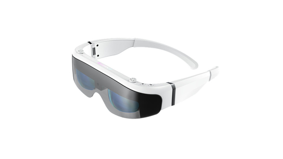 बड़े FOV OLED हेड माउंटेड डिस्प्ले AR स्मार्ट ग्लासेस 1080P