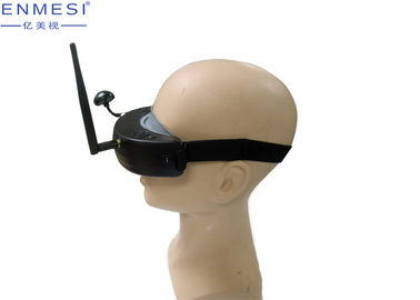 उच्च संकल्प एफपीवी वीडियो चश्मा, दोहरी वाईफ़ाई एफपीवी गोगल्स 3 डी हेडसेट