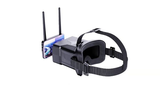ड्रोन के लिए 4.3 इंच डिस्प्ले के साथ 0-120 डिग्री FOV 48 चैनल TFT स्क्रीन FPV गॉगल्स